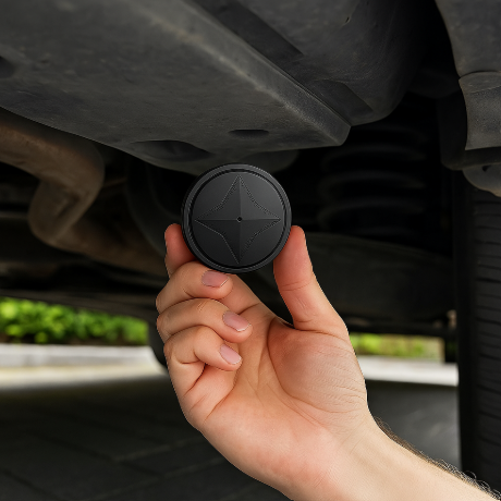 Traceur GPS Magnétique Compact – Localisation en temps réel pour véhicules, animaux de compagnie et objets de valeur – Rechargeable via USB