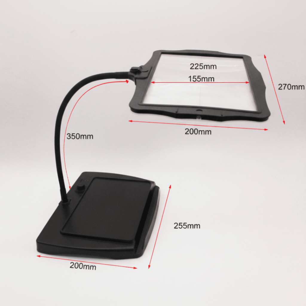 HANDWERK LUX – Loupe de table avec LED pour un travail précis et des détails clairs