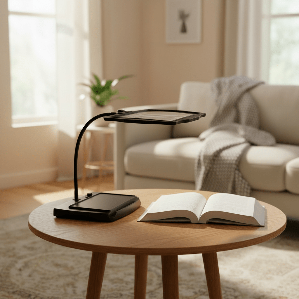 HANDWERK LUX – Loupe de table avec LED pour un travail précis et des détails clairs