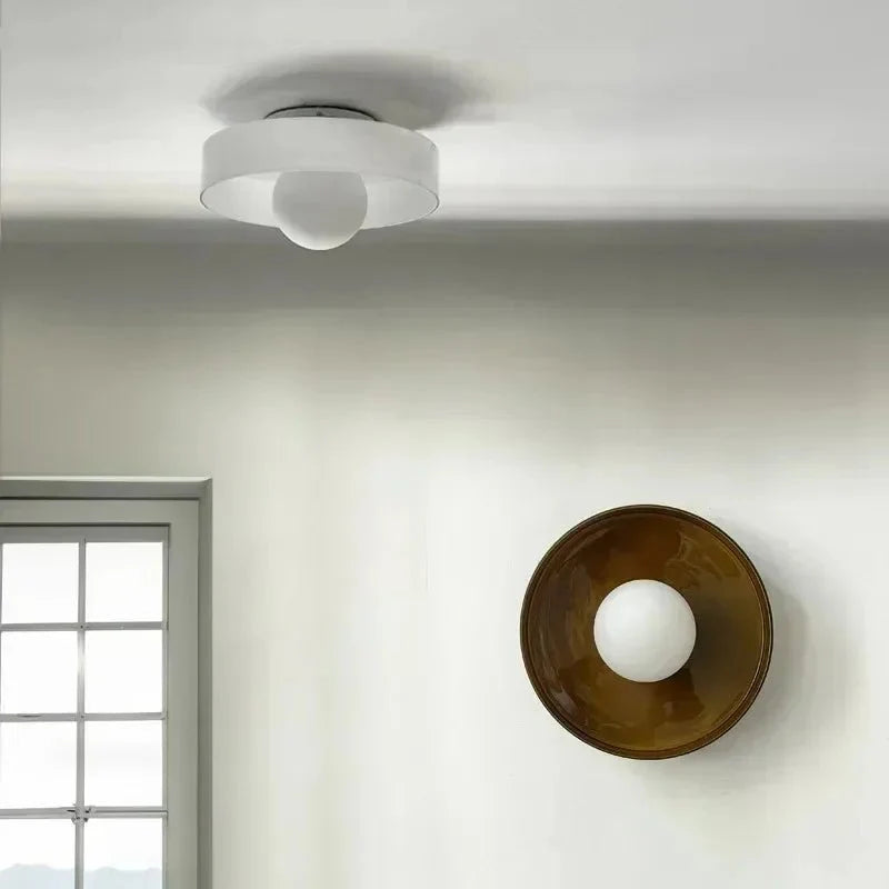GLASSGLOW Lampe de plafond – Design nordique en verre pour un éclairage élégant