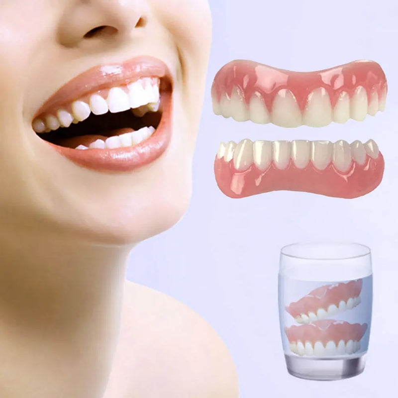 SmileWhite™ - Ensemble de prothèses dentaires – Dites adieu aux désagréments des prothèses dentaires !