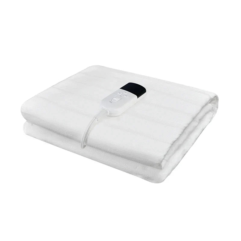 Couverture Électrique 150×80 cm – 3 Niveaux de Chaleur, Minuteur & Sécurité