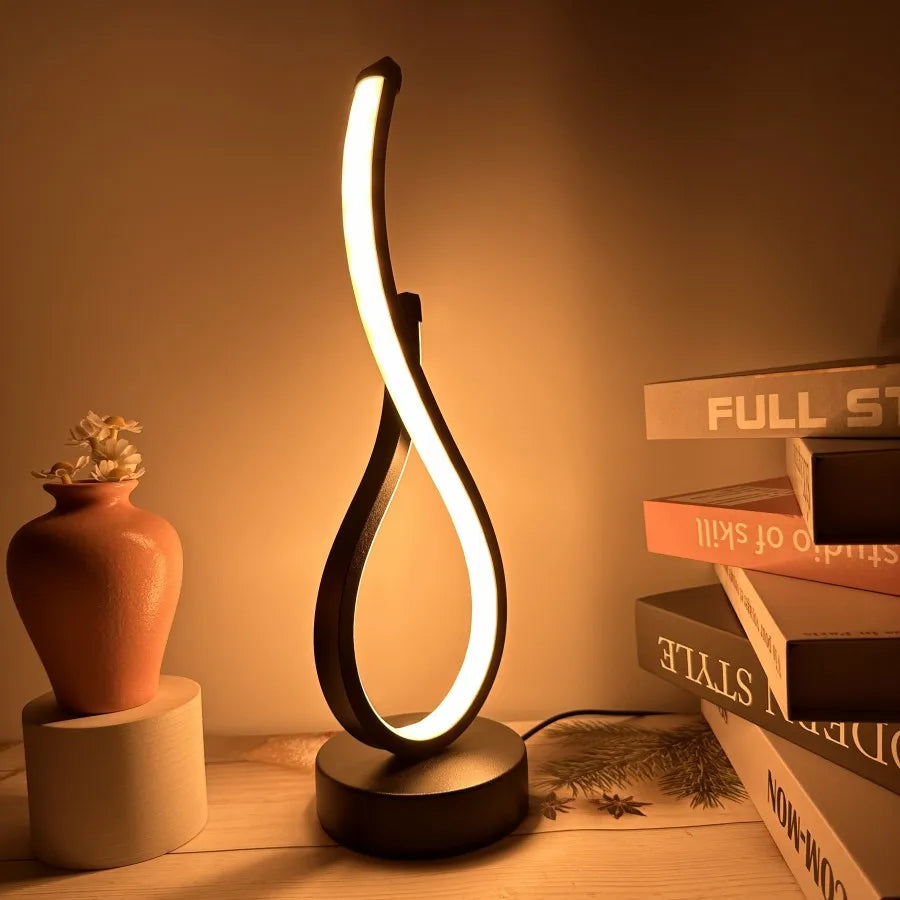 Lumoara Lampe de Table LED | Dimmable | 3 Couleurs de Lumière | Design Moderne