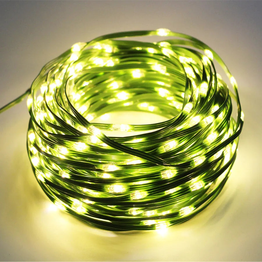 Guirlande LED Étanche pour Noël – Lumières pour Jardin & Terrasse