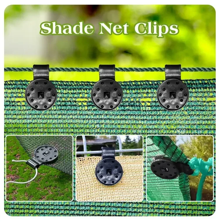 GlideHold® ShadeClips : Clips de Ombre Durables pour Tente et Tissu Extérieur