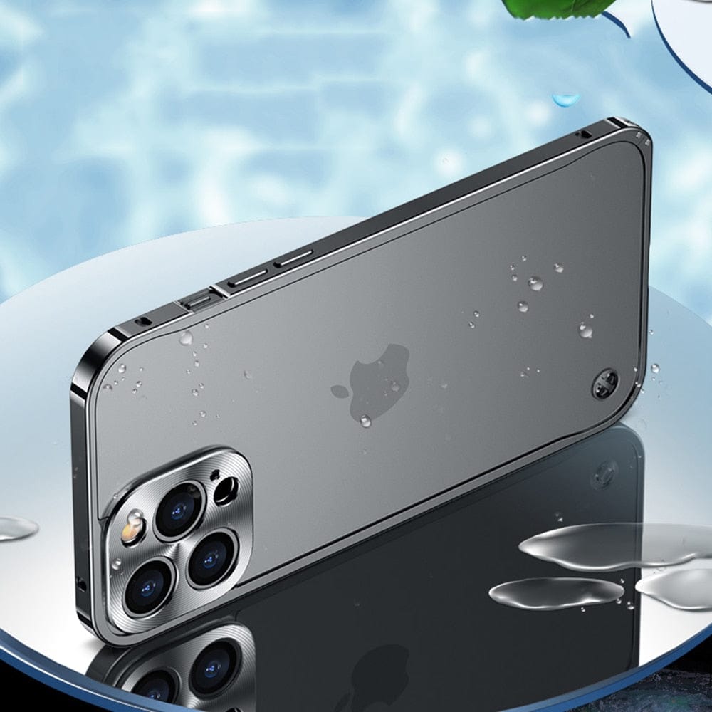 Coque en Aluminium pour iPhone Protection Légère Précision Usinée CNC Robuste Slim Bumper Case Couverture de Téléphone Métallique Premium | Sansoti