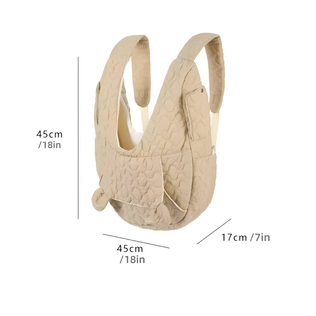 Pawrello Sac de Transport pour Animaux jusqu'à 10 kg | Imperméable & Confortable | Pour Chats & Petits Chiens | Avec Bretelles Ergonomiques
