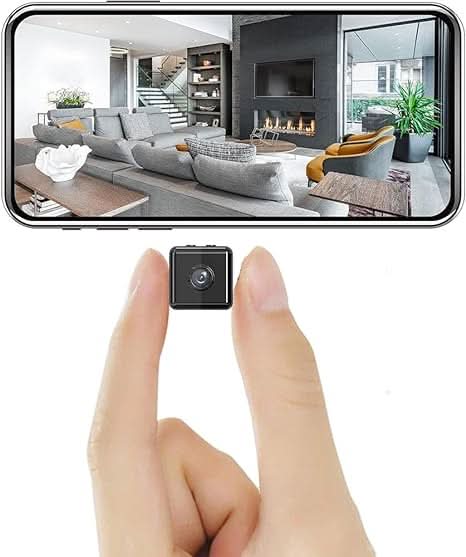 Vue de sécurité – Caméra de sécurité mini 1080P avec détection de mouvement et contrôle par application