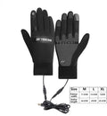Gants Chauffants USB ThermaGlide | Imperméables & Tactiles | Chauffe-mains d'hiver pour le ski, la moto & les activités de plein air