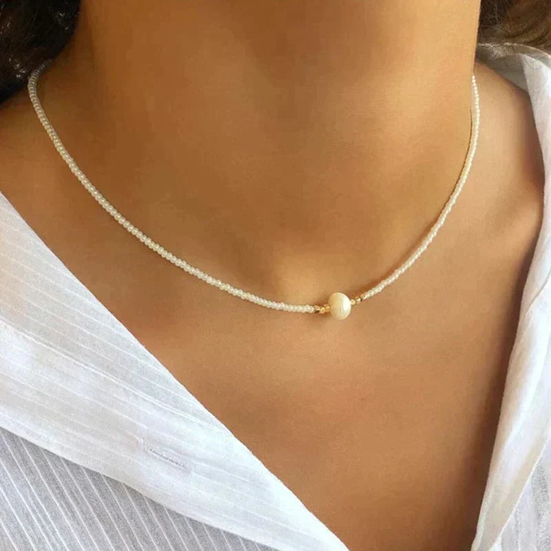 Pocket Pearl™ - Collier avec perles naturelles | 1+1 Gratuit