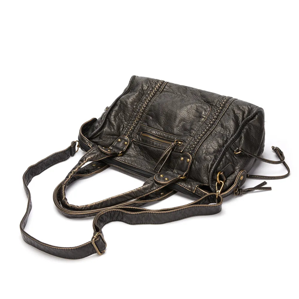 Sac À Main Noir Pour Les Cours – Élégance Rétro Et Praticité Moderne