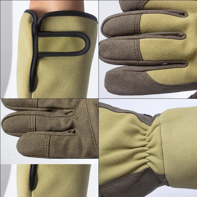 Gants de jardin FLORAHAND | Résistants aux épines & respirants | Gants longs pour les roses pour femmes | 1 paire