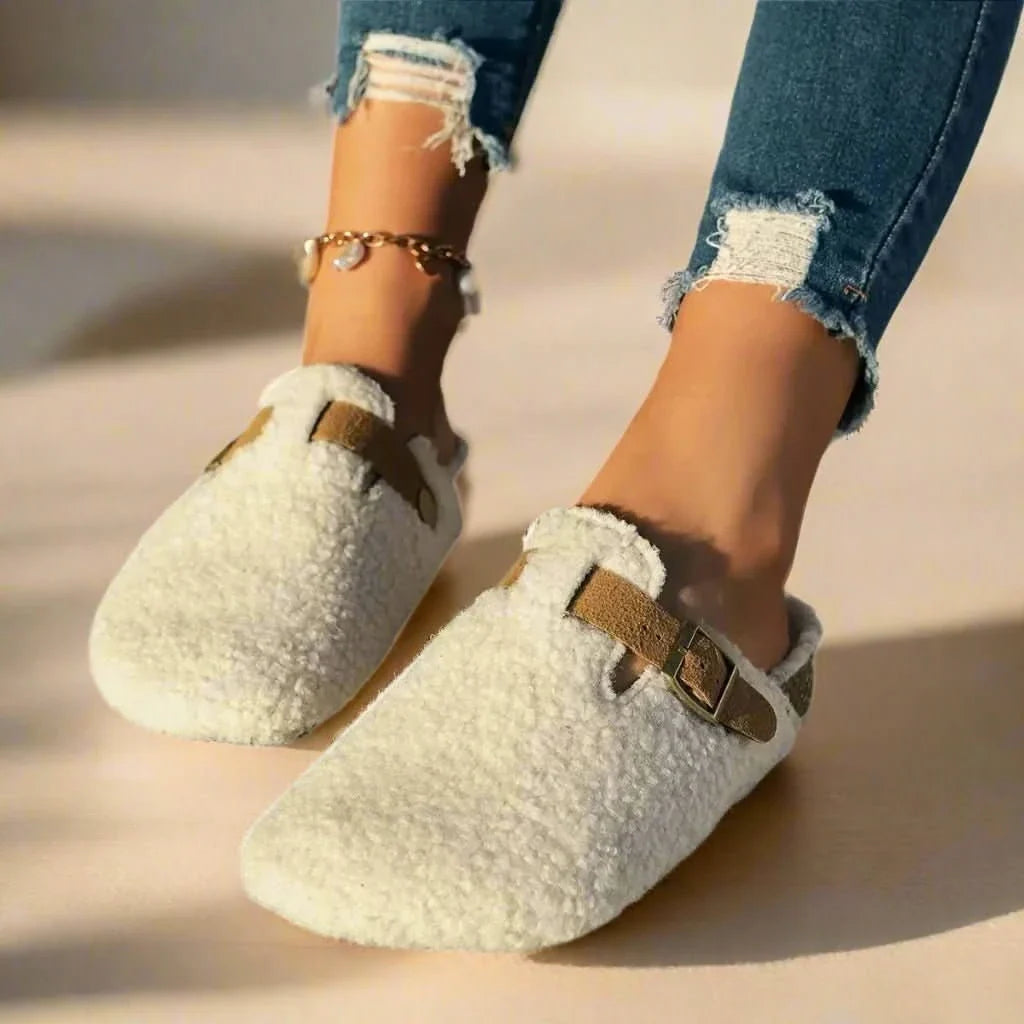 CONTRORTLUXE – Chaussures en laine de mouton luxueuses pour un confort ultime en hiver
