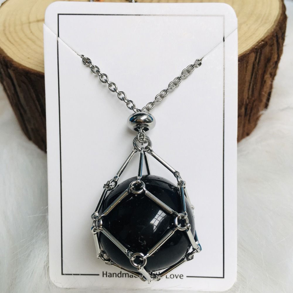 JoyauDiamanté™ - Collier en Pierre de Cristal Interchangeable pour un Style Radieux et une Harmonie Intérieure