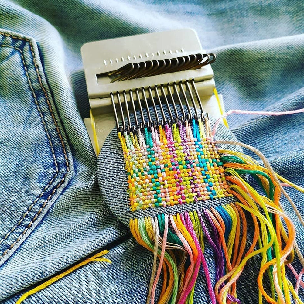 Mini-machine à tisser pour broder