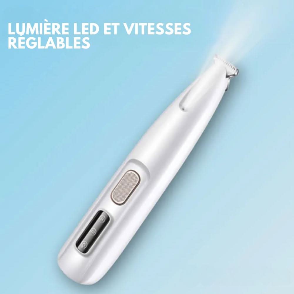 Skanto | SilentPet Trimmer – Tondeuse silencieuse pour zones sensibles chez les chiens et les chats