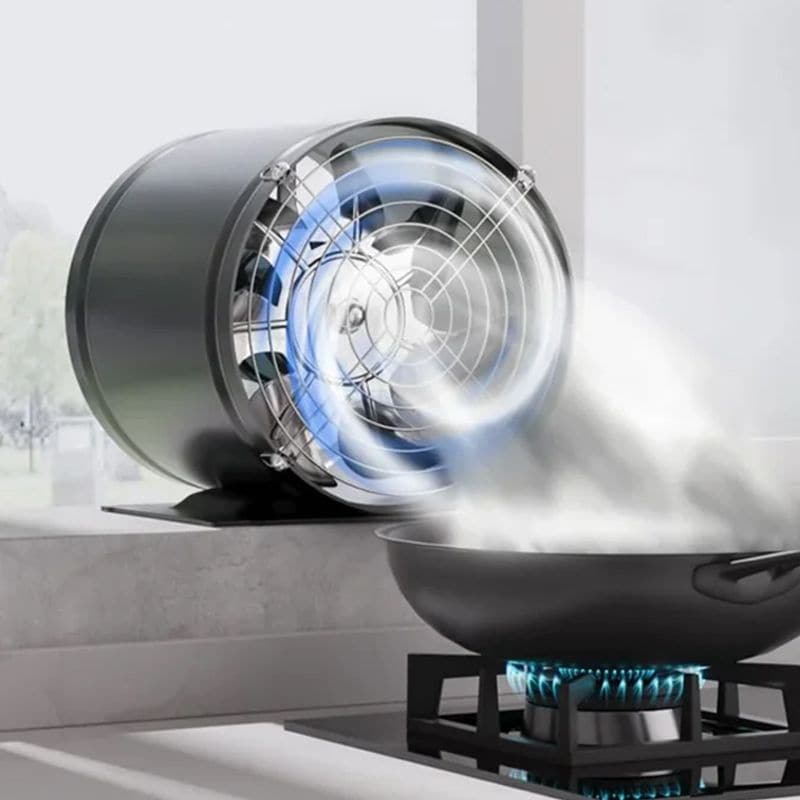 Ventilateur d'extraction à moteur en cuivre – Extracteur silencieux pour mur et fenêtre pour cuisine et salle de bain