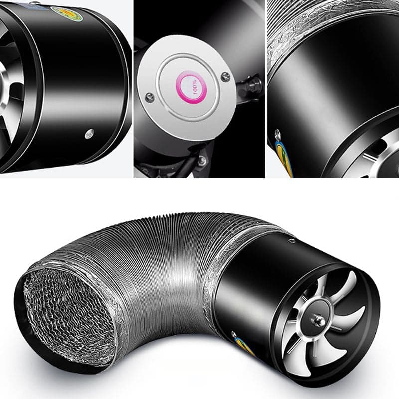 Ventilateur d'extraction à moteur en cuivre – Extracteur silencieux pour mur et fenêtre pour cuisine et salle de bain