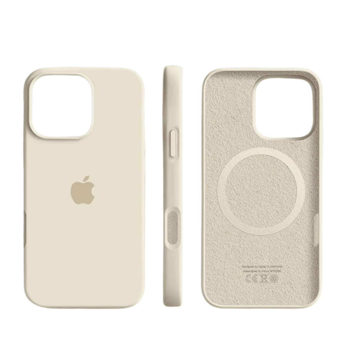 Skanto | MagneSoft Luxe Étui en Silicone | Compatible MagSafe & Fin | iPhone