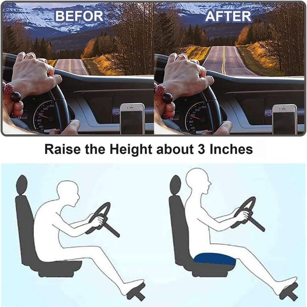 Coussin de siège auto en mousse à mémoire ergonomique pour un confort amélioré