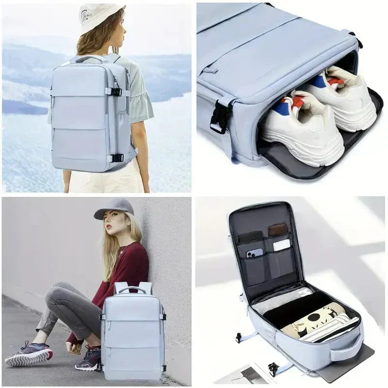 Sac à dos pour ordinateur portable TravelEase compatible avec les compagnies aériennes 40x20x25