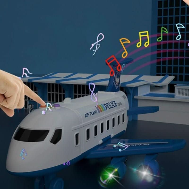 SKYQUEST – Ensemble d'aventure AirPlay avec avion et véhicules pour enfants créatifs