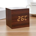 Réveil Cubique Intelligent Moderne avec Température et Fonction Snooze