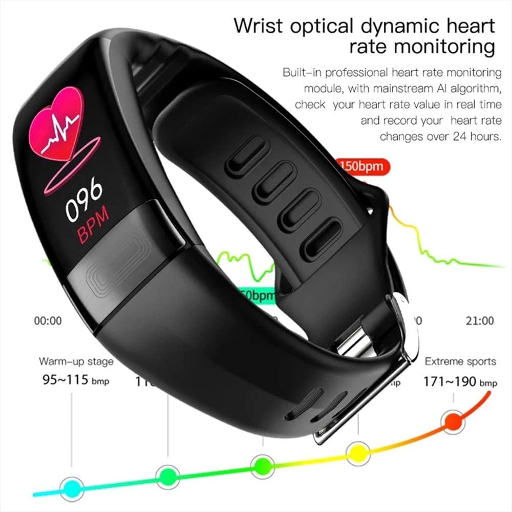 Montre connectée avec surveillance de la pression artérielle et de l'ECG, suivi de la fréquence cardiaque