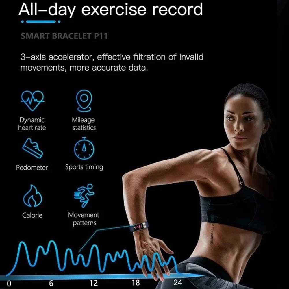 Montre connectée avec surveillance de la pression artérielle et de l'ECG, suivi de la fréquence cardiaque
