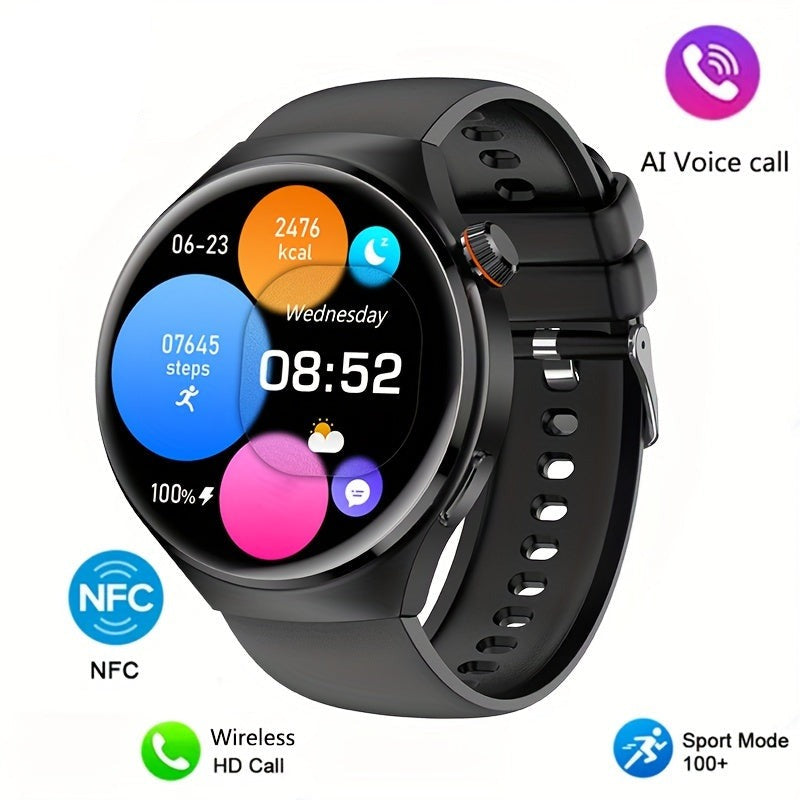 Montre Connectée NFC pour Hommes | Suivi de Santé | Étanche