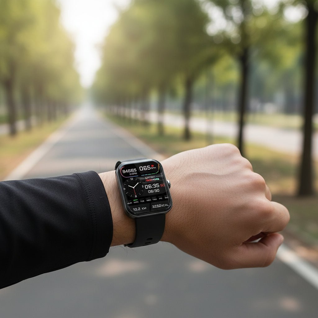 Montre Intelligente de Surveillance des Tendances de Glucose Non Invasive pour le Suivi de la Santé et de l'Activité