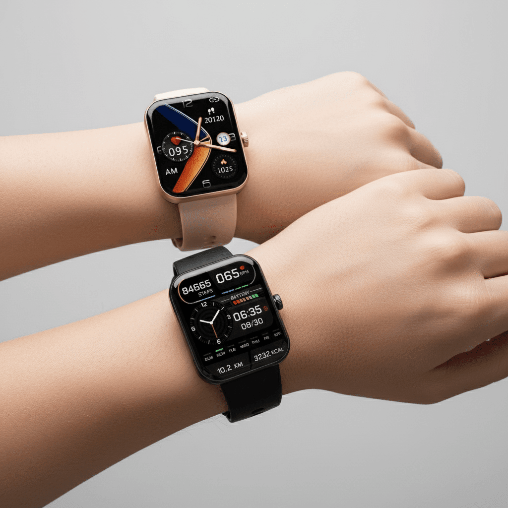 Montre Intelligente de Surveillance des Tendances de Glucose Non Invasive pour le Suivi de la Santé et de l'Activité