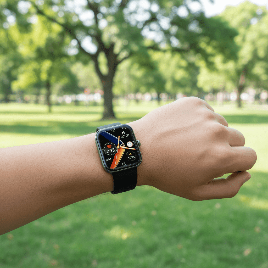 Montre Intelligente de Surveillance des Tendances de Glucose Non Invasive pour le Suivi de la Santé et de l'Activité