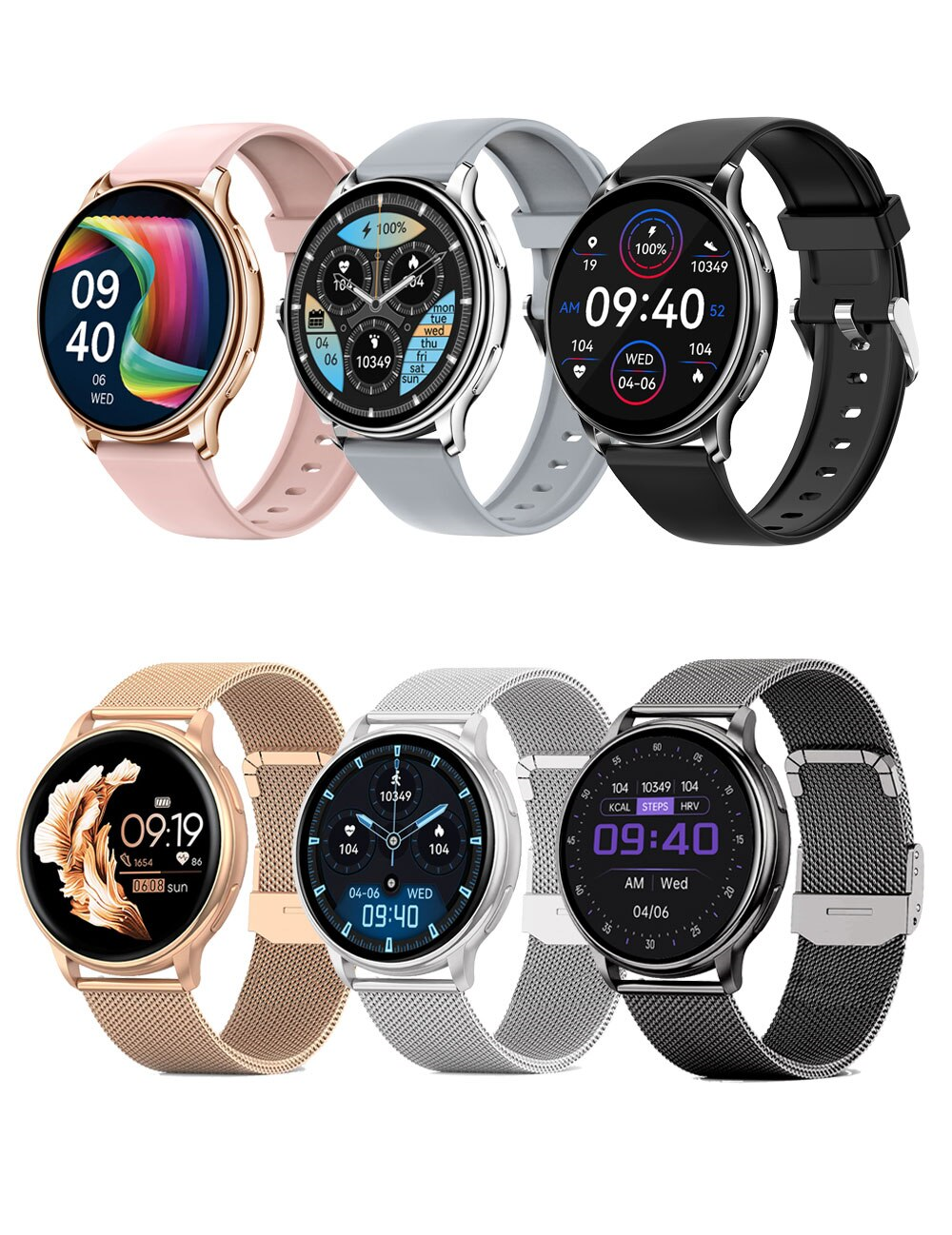 Skanto | Montre SmartPulse – Montre connectée premium avec suivi de santé avancé et design élégant