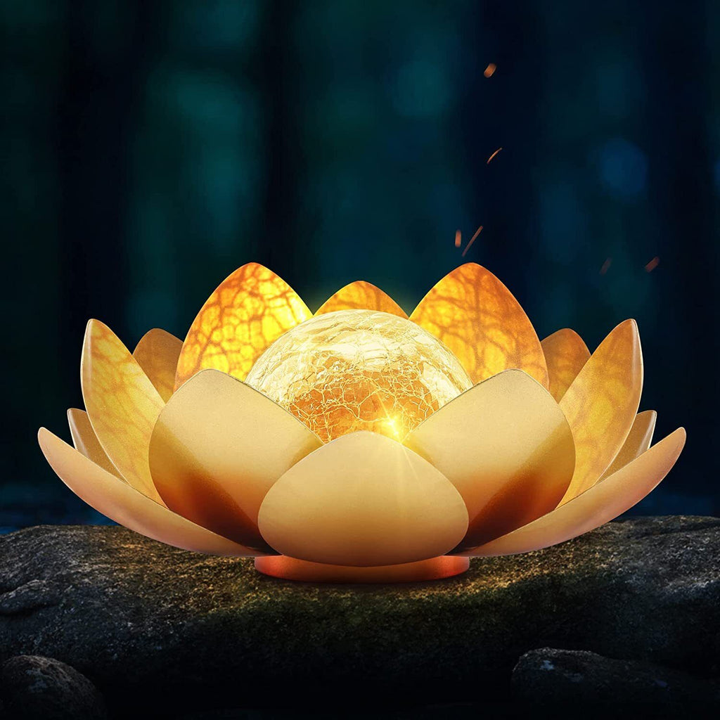 SerenityGlow – Lanternes de Lotus Solaires pour des Espaces Extérieurs Charmants