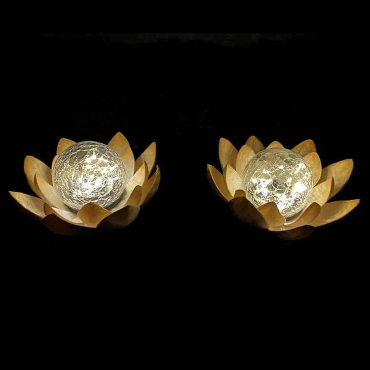 SerenityGlow – Lanternes de Lotus Solaires pour des Espaces Extérieurs Charmants
