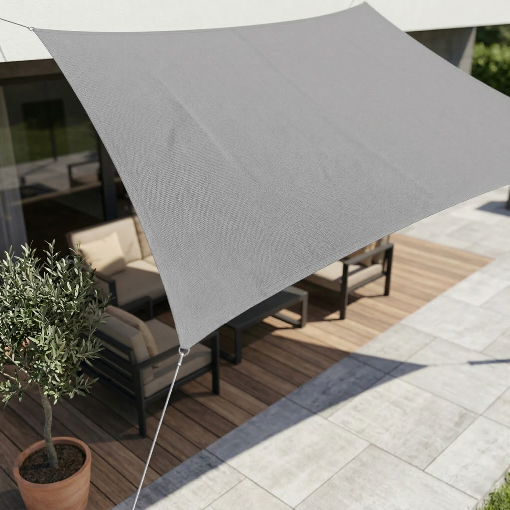 Tissu d'ombrage rectangulaire imperméable | Tissu d'extérieur imperméable | Protection UV | SkyCover