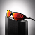 Lunettes de soleil sport wraparound | Protection polarisée UV400 pour les activités en extérieur | Ajustement sécurisé pour clarté et confort