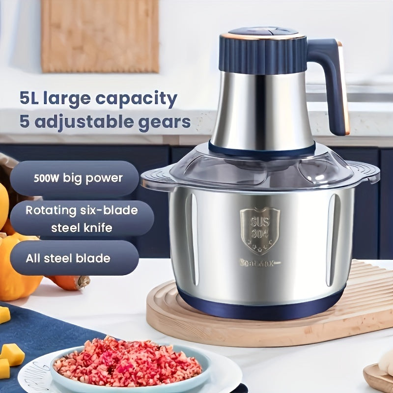 Robot de Cuisine Multifonction Premium 5L & Broyeur