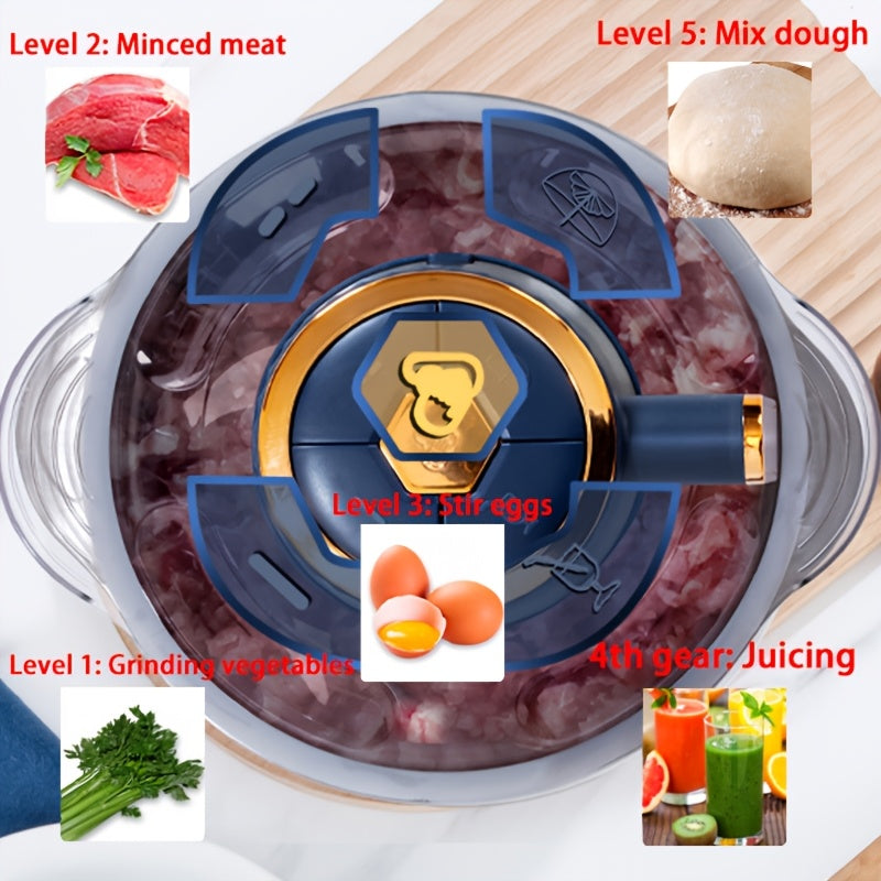 Robot de Cuisine Multifonction Premium 5L & Broyeur