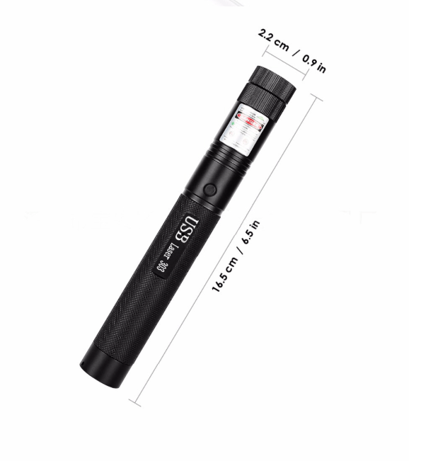 Portée du faisceau – Laserpointer puissant avec grande portée