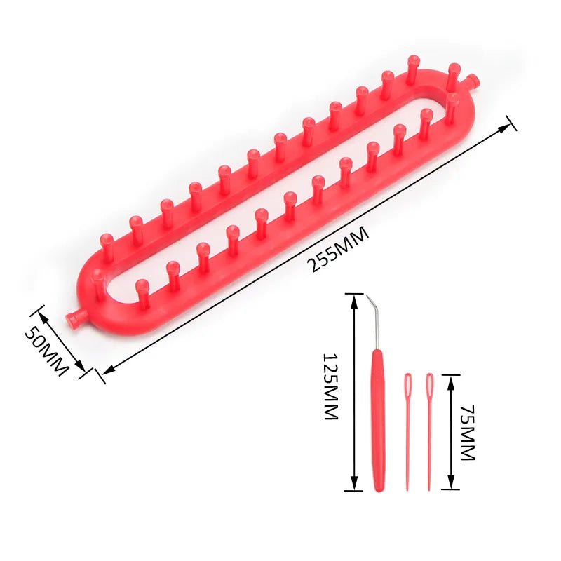 Cadre à Tricoter Sans Aiguilles | Méthode de Enroulement Facile | Design Portable Compact | LoopCraft