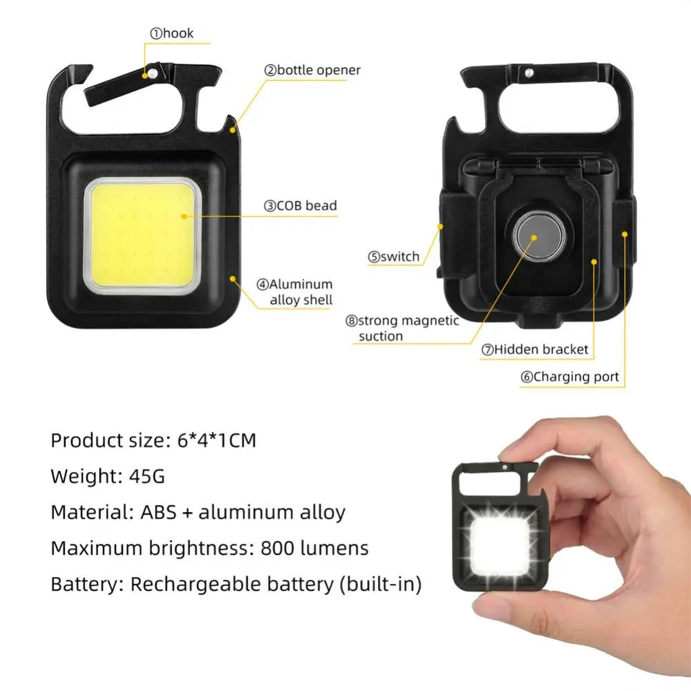 Porte-clés Luminator : Mini lampe de puissance