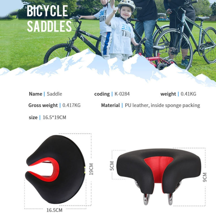 Selle de Vélo Ergonomique Sans Nez avec Rembourrage Doux pour VTT - Selle de Sport Réductrice de Pression avec Confort Supplémentaire pour Hommes et Femmes | Sansoti