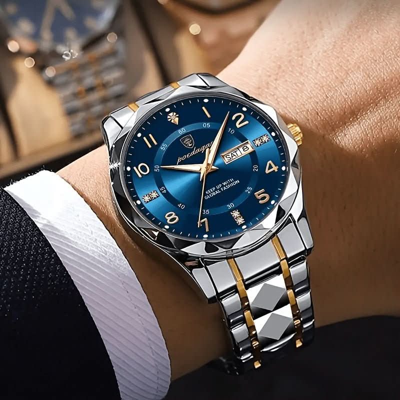 Montre Titanforce – Montre pour homme – Montre de sport en titane étanche avec chronographe et réveil