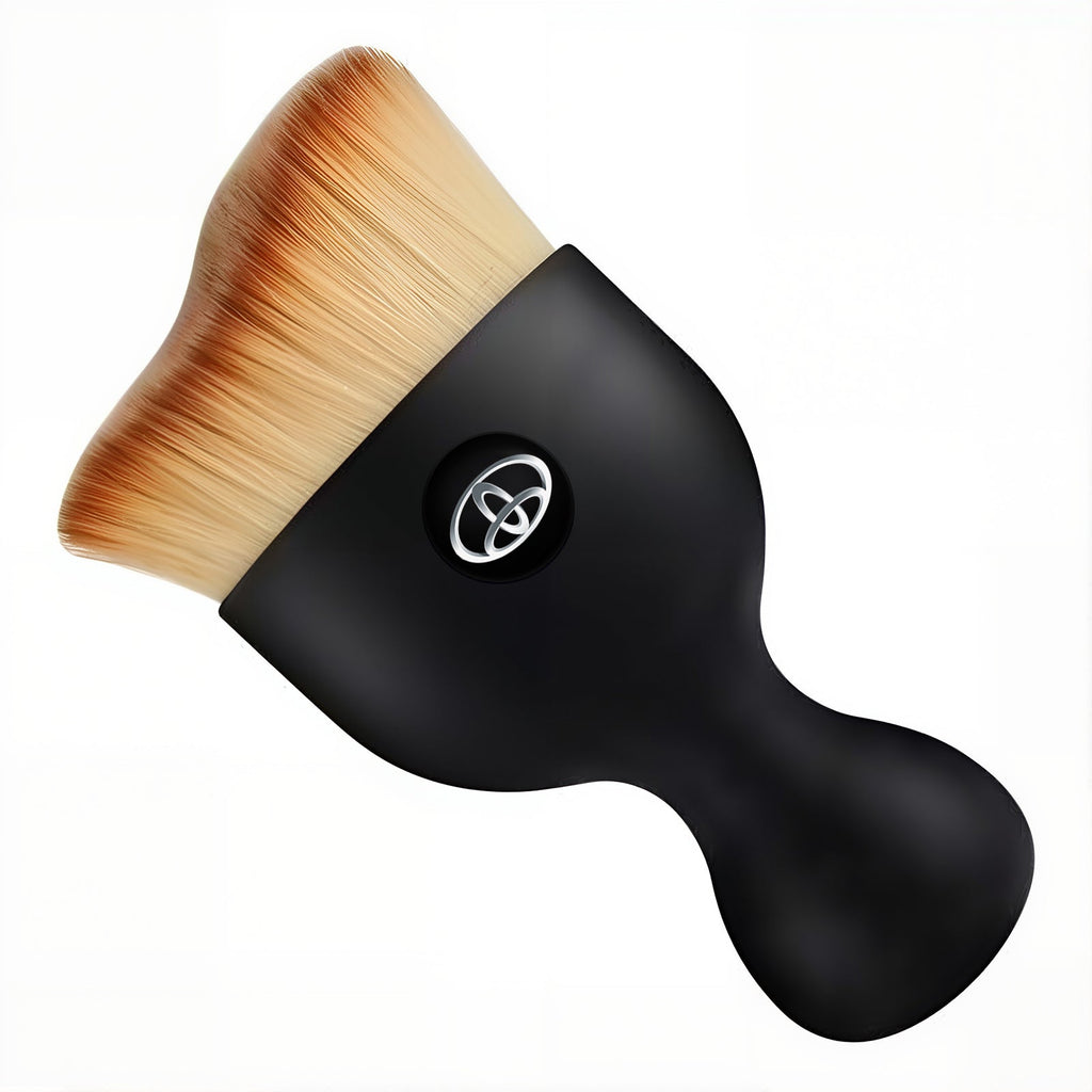 Woyuosn Brosse à Poils Doux pour Intérieur de Voiture – Utilisation Double pour Nettoyage Humide et Sec