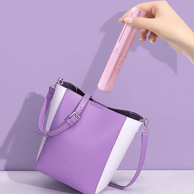 Brosse à Cheveux et Lisseur 2-en-1 – Outil de Coiffage Pratique pour le Voyage
