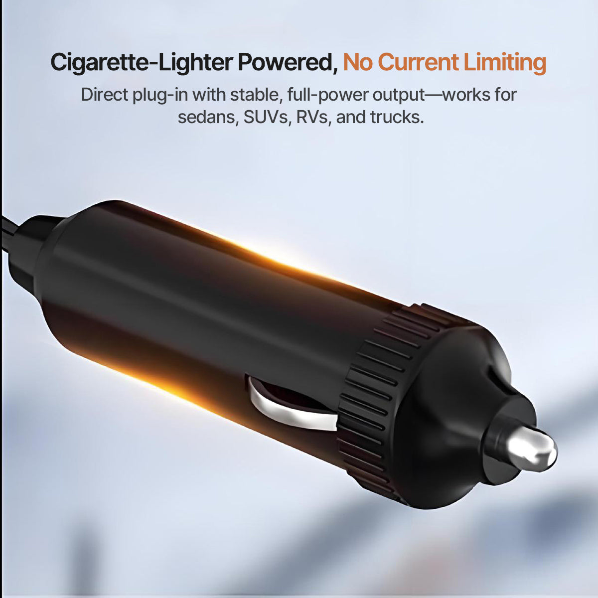 Chauffage de voiture 12V/24V – Chauffage portable avec ventilateur rotatif à 360°