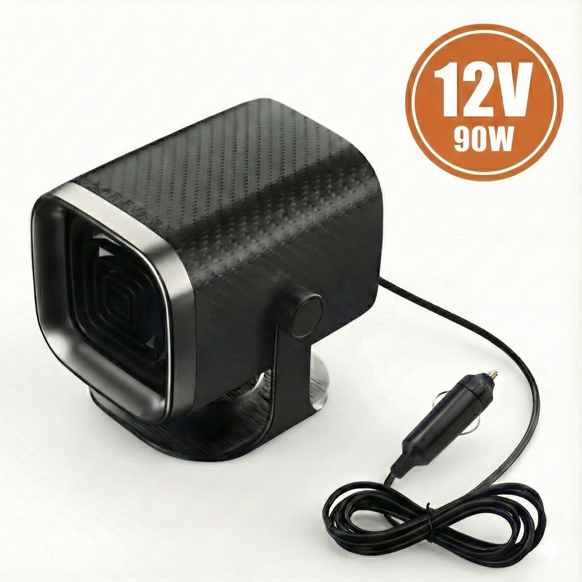 Chauffage de voiture 12V/24V – Chauffage portable avec ventilateur rotatif à 360°