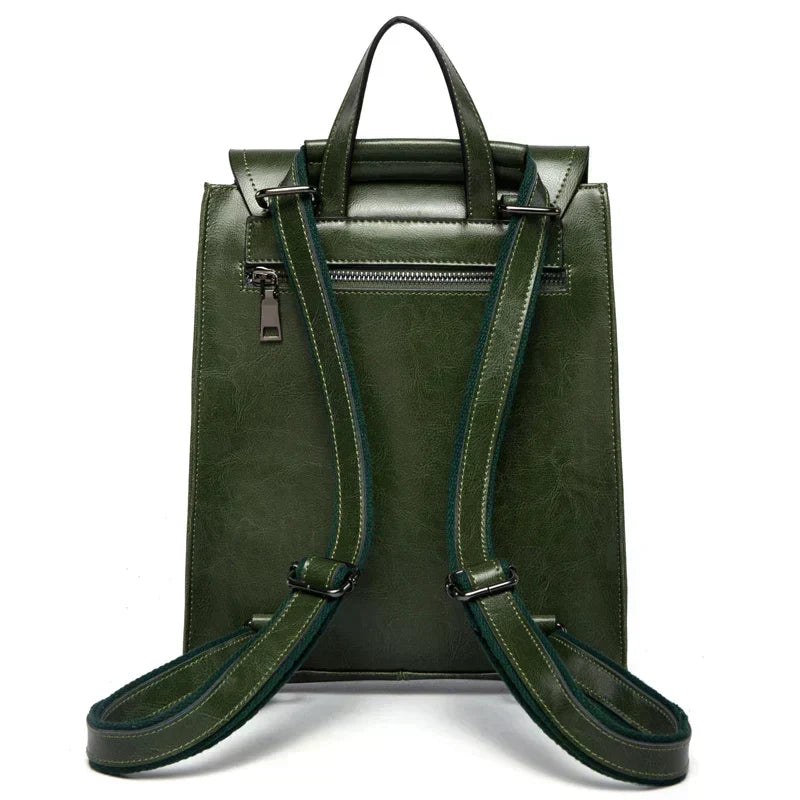 Sac à dos en cuir sophistiqué pour femmes – Compagnon de voyage quotidien